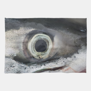 Salmon Eye Kitchen Towel