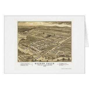 Salmon Falls, NH Panoramic Map - 1877