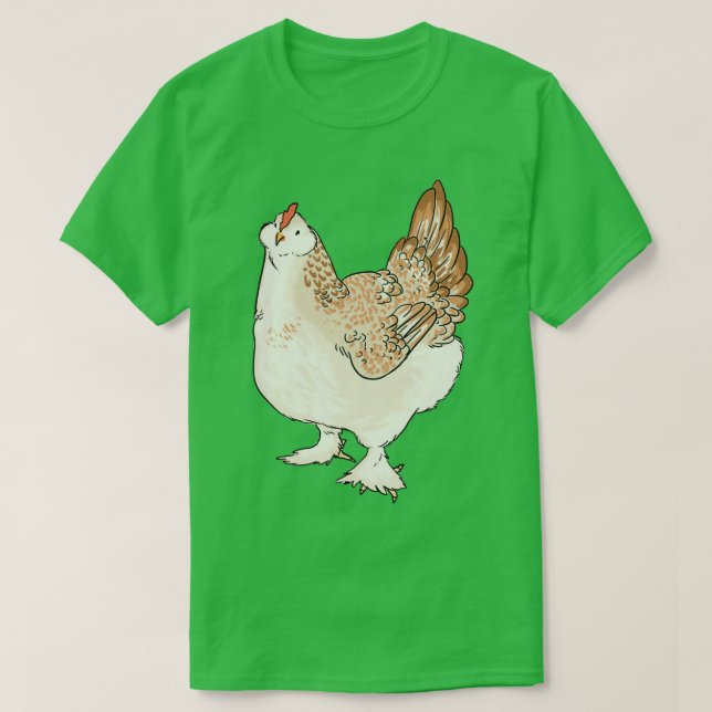 Salmon Faverolle  T-Shirt (Design Front)