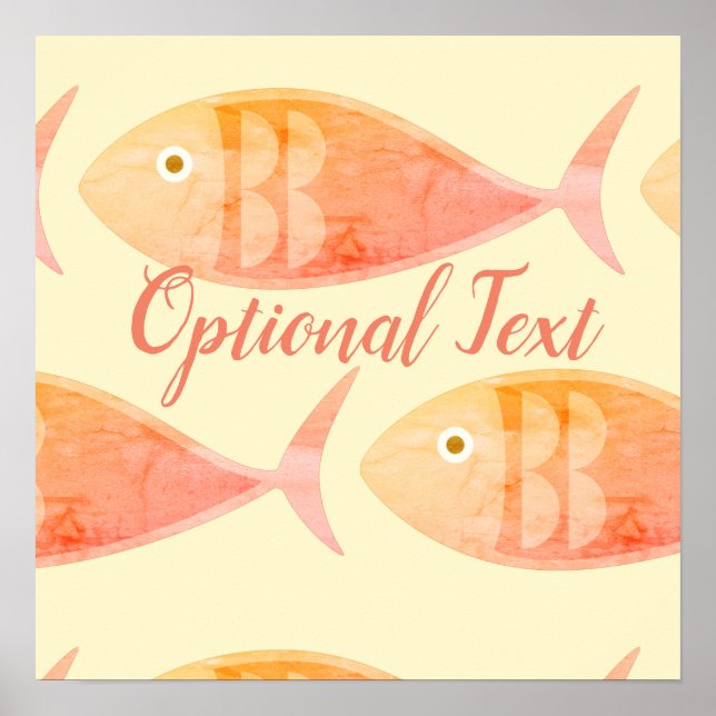 Salmon Fish Group Poster (Front)