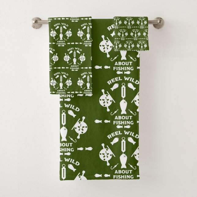 Salmon fishing Canada Bath Towel Set (Insitu)