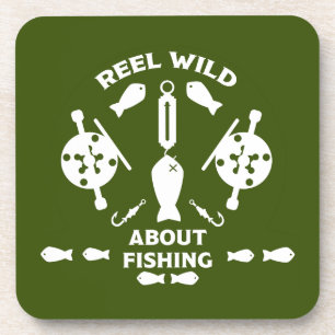 Salmon fishing Canada Coaster