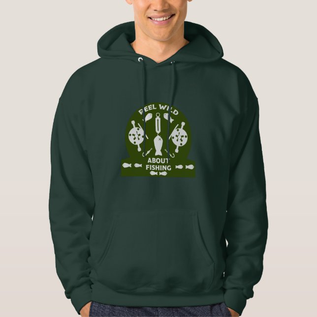 Salmon fishing Canada Hoodie (Front)
