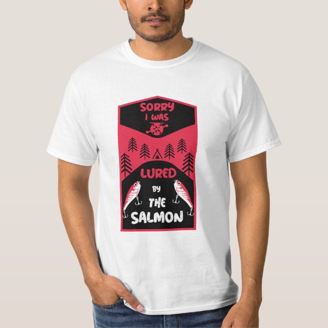 Salmon Fishing Canada T-Shirt (Front)