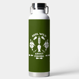 Salmon fishing Canada Water Bottle