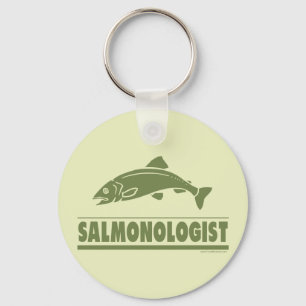 Salmon Fishing Keychain