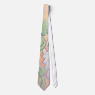 SALMON & GREEN by SHARON SHARPE Tie