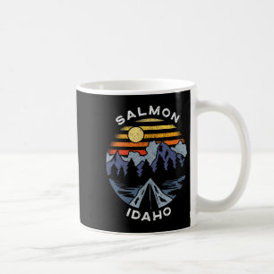Salmon Idaho Mountains Vacation Camping Souvenir  Coffee Mug