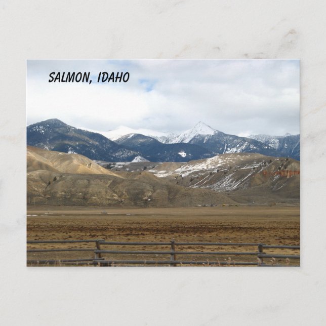Salmon, Idaho Postcard (Front)