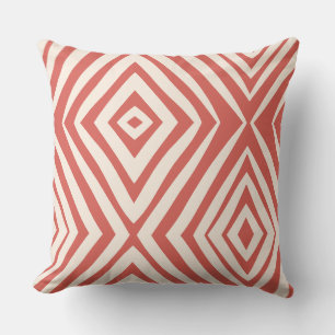 Salmon Modern Simple Throw Pillow