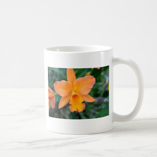 Salmon Orchid Coffee Mug (Right)