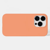 Salmon Pink colour accent customizable Case-Mate iPhone Case (Back (Horizontal))