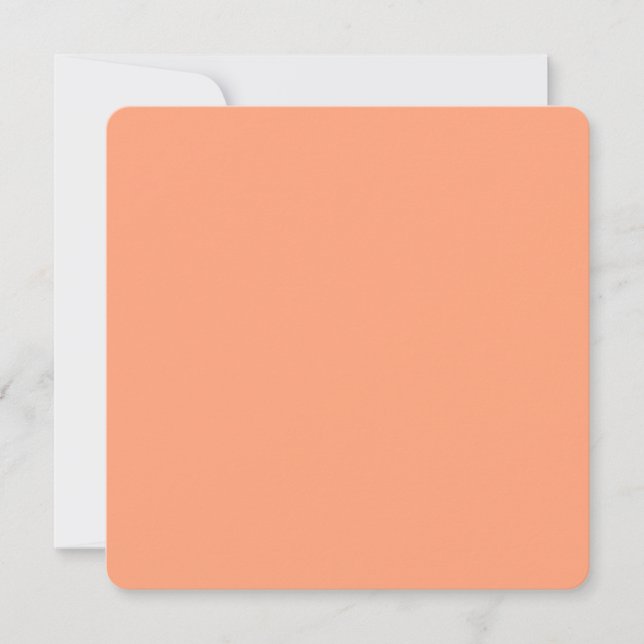 Salmon Pink colour background customizable (Front)