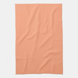 Salmon Pink Decor Background Customizable Kitchen Towel