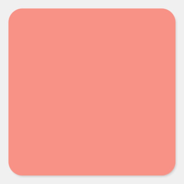 Salmon Pink FA8072 Colour, With Option to Add Imag Square Sticker (Front)