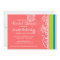 Salmon Pink & Seafoam Green Striped: Aloha