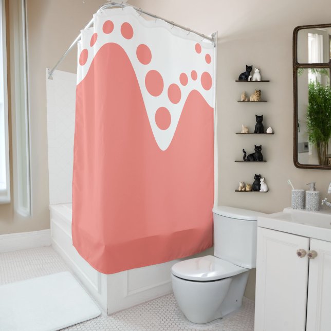Salmon Pink soft wave and bubbles (Creator Uploaded)