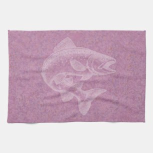 Salmon Rising Kitchen Towel