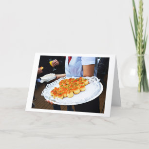 Salmon roe in Russia Holiday Card