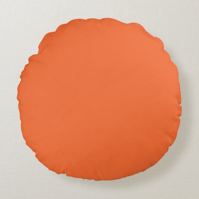 Salmon Round Pillow (Front)