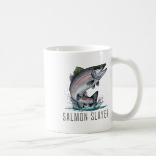 Salmon Slayer Fishing  Coffee Mug