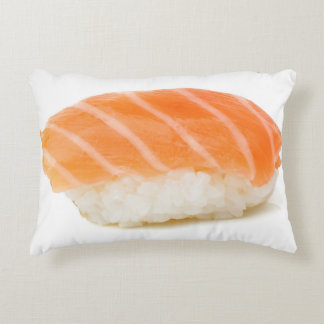Salmon Sushi Fun Accent Pillow