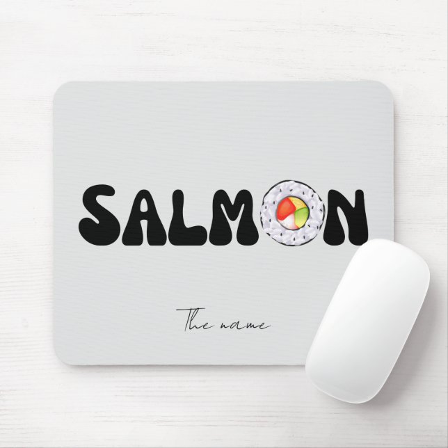 Salmon sushi  mouse pad (With Mouse)