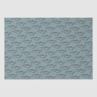 Salmon Swimming Pattern PNW Fishing Fish Gift Wrap