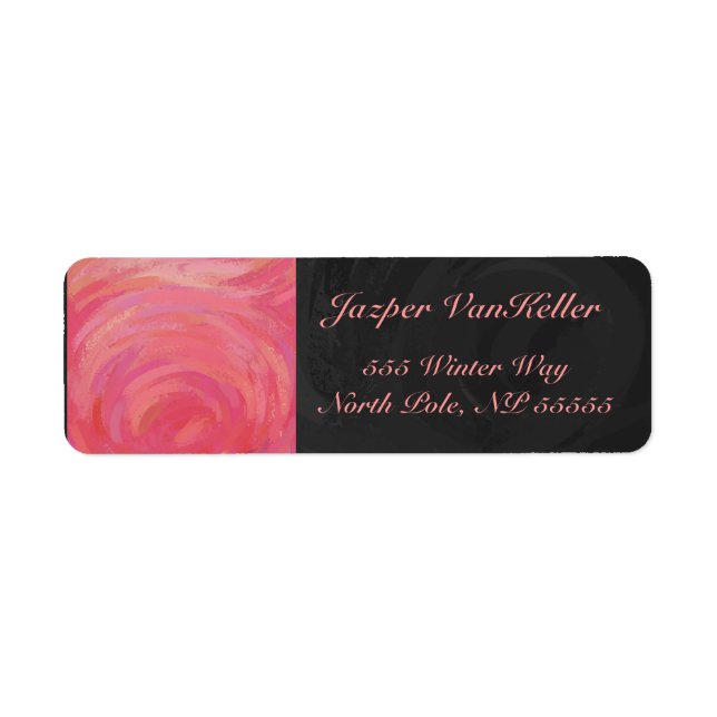 Salmon Swirl Monogram (Front)