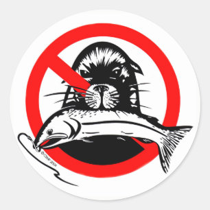 Salmon Thief Sticker