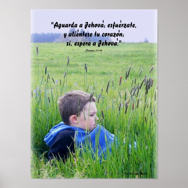 Salmos 27:14 poster (Front)