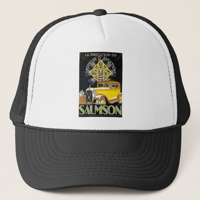 Salmson Autombiles - Moteur D' Aviation Trucker Hat (Front)