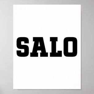 Salo Food Design For Men Women Kids Funny Salo  Poster
