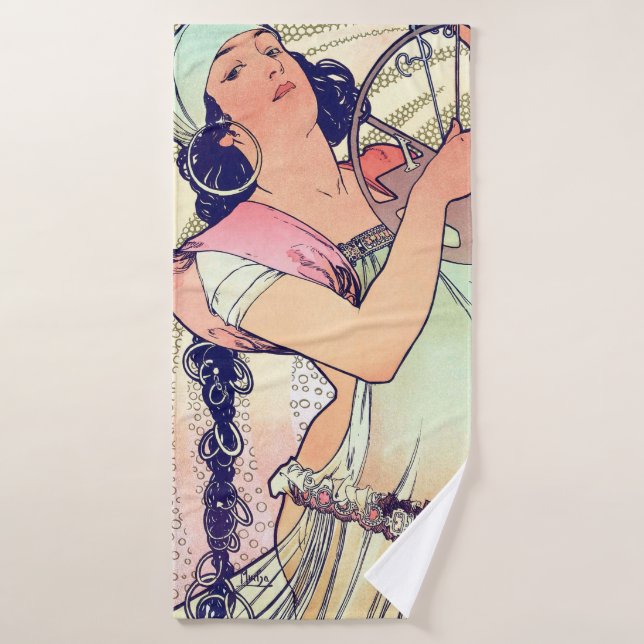 Salome, Alphonse Mucha (Serviette de bain)