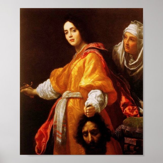 Salome avec la tête de John the Baptist Poster (Devant)