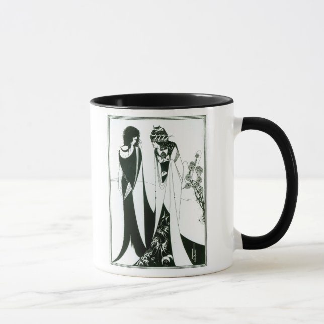 Salome with her mother, Herodias, 1894 (litho) (b/ Mug (Right)