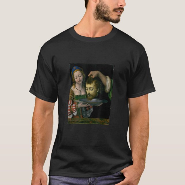 Salome With The Head Of Saint John The Baptist By  T-Shirt (Front)