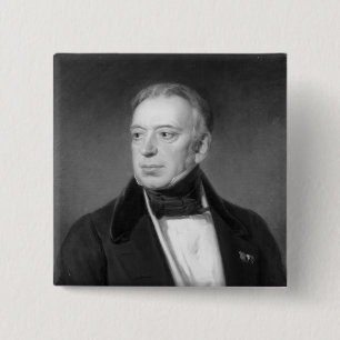 Salomon Mayer von Rothschild 2 Inch Square Button