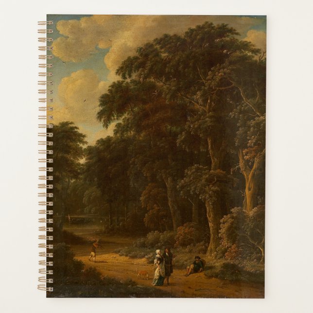 Salomon Rombouts - Forest Landscape with Forest... Planner (Front)