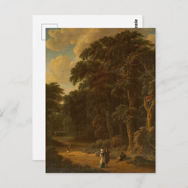 Salomon Rombouts - Forest Landscape with Forest... Postcard (Front/Back)
