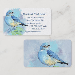 Salon à ongles Bluebird ou Carte de visite personn