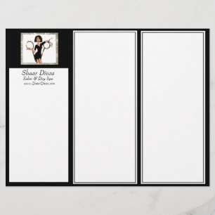 Salon/African American Diva Stylist Tri-Fold Flyer