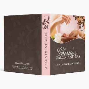 Salon and Spa Appointment Book Binder