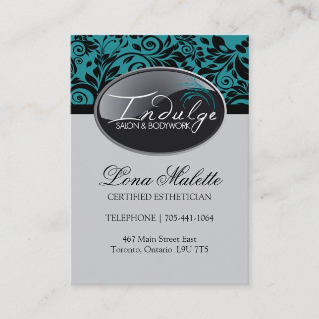 Salon and Spa Business Cards (Front)