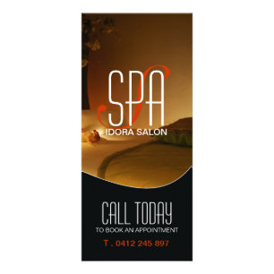 Salon and Spa Rack Card