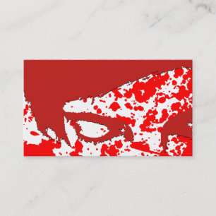 salon appointment card : emo splats