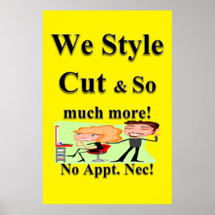 Salon Barbershop Posters