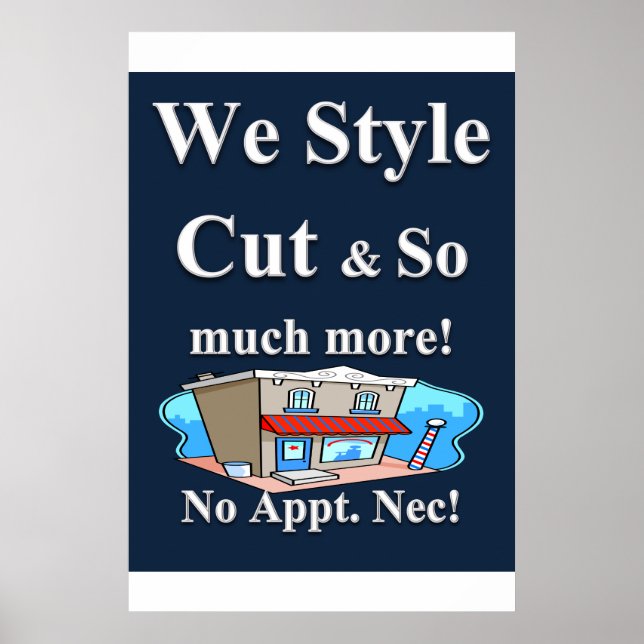 Salon Barbershop Posters (Front)