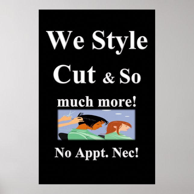 Salon Barbershop Posters (Front)