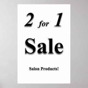 Salon Barbershop Posters 2 for 1 Sale Products